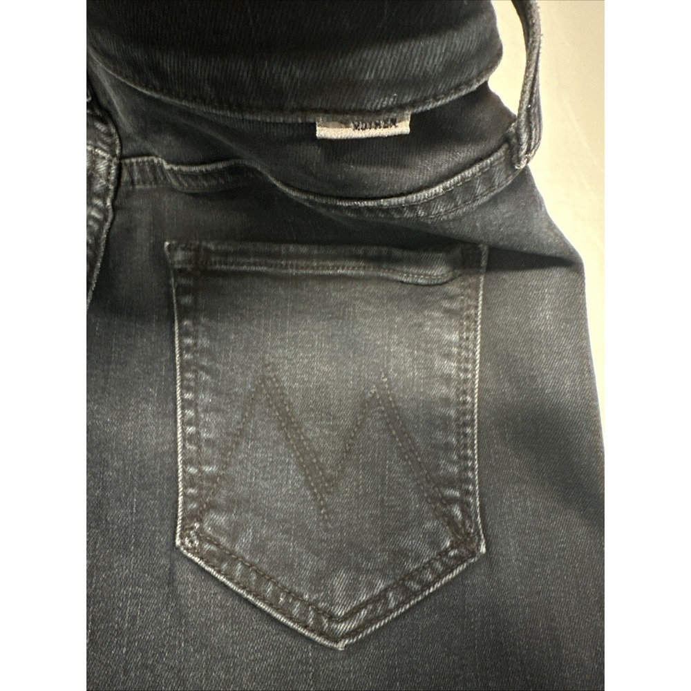 MOTHER Women Size 25 The Mid Rise Rider Ankle Jeans Night In Paris Very Dark - Picture 12 of 14